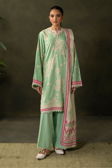 Zellbury Embroidered Shirt Shalwar Dupatta - 0224 Online Shopping